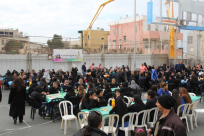 بالصور: إفطار جماعي بمشاركة جميع طلاب المرحلة الثانوية في المدرسة الثانوية الشاملة بيافا